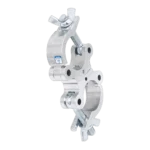 ProX T-C6S dual swivel O-clamp aluminum tube clamp with 660 lbs capacity side view