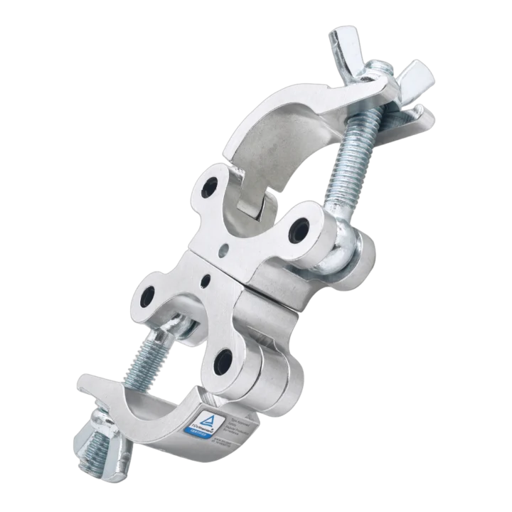 ProX T-C6S dual swivel O-clamp aluminum tube clamp with 660 lbs capacity front view