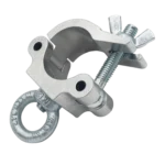 ProX T-C8 Pro aluminum clamp with eyebolt for 2 inch truss tube, 750 lbs capacity