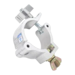 ProX T-C9H medium duty aluminum o-clamp with big wing for 2 inch truss tube, front view showing clamp mechanism
