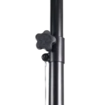ProX T-LS32M height adjustable DJ lighting stand with three I-beam sections extended to full height