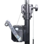 ProX T-LS35C lighting stand dimensional diagram showing 10-foot height adjustment range and truss configuration