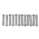ProX tapered shear pin with threaded tip and nut for conical coupler, 12 pack hardware