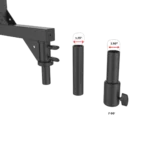 ProX telescopic C-shape bar support mount rear panel showing mounting hardware and adjustment mechanisms