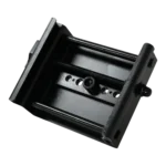 ProX black tent clamp dimensional diagram showing measurements and mounting specifications