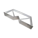 ProX dual hanging mount truss arm extension kit installed on tent pole structure with hexagon shape connector