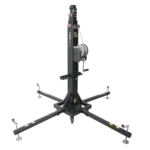 ProX top loading lifting tower with 496 lbs capacity and 17 ft maximum height, front view