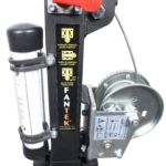 ProX top loading truss lifting tower with 220 lbs capacity shown from side angle