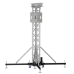 ProX top truss section with mounting points for electric motor or manual chain hoist, side profile view