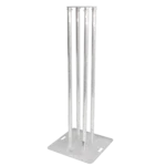 ProX totem lighting stand package with white scrim cover, 12-inch top plate and 24-inch base plate