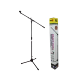 ProX tripod microphone stand with adjustable boom arm and weighted base