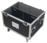 ProX 5 Tier TruckPax utility flight case dimensional diagram showing 24 inch width 30 inch depth 68 inch height specifications