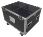 ProX 5 Tier TruckPax utility ATA flight case with dividers and casters, side profile view