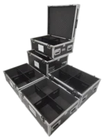 ProX 5 Tier TruckPax utility ATA flight case with dividers and casters, 24x30x68 inches