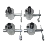 ProX truss junction box half conical connectors with pins, bolts and safety clips detail
