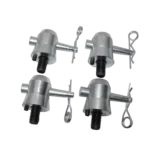 ProX truss junction box half conical connectors with pins bolts and safety clips front view