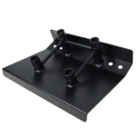 ProX truss lectern 24 inch black powder finish aluminum with D-series connector punches detail view