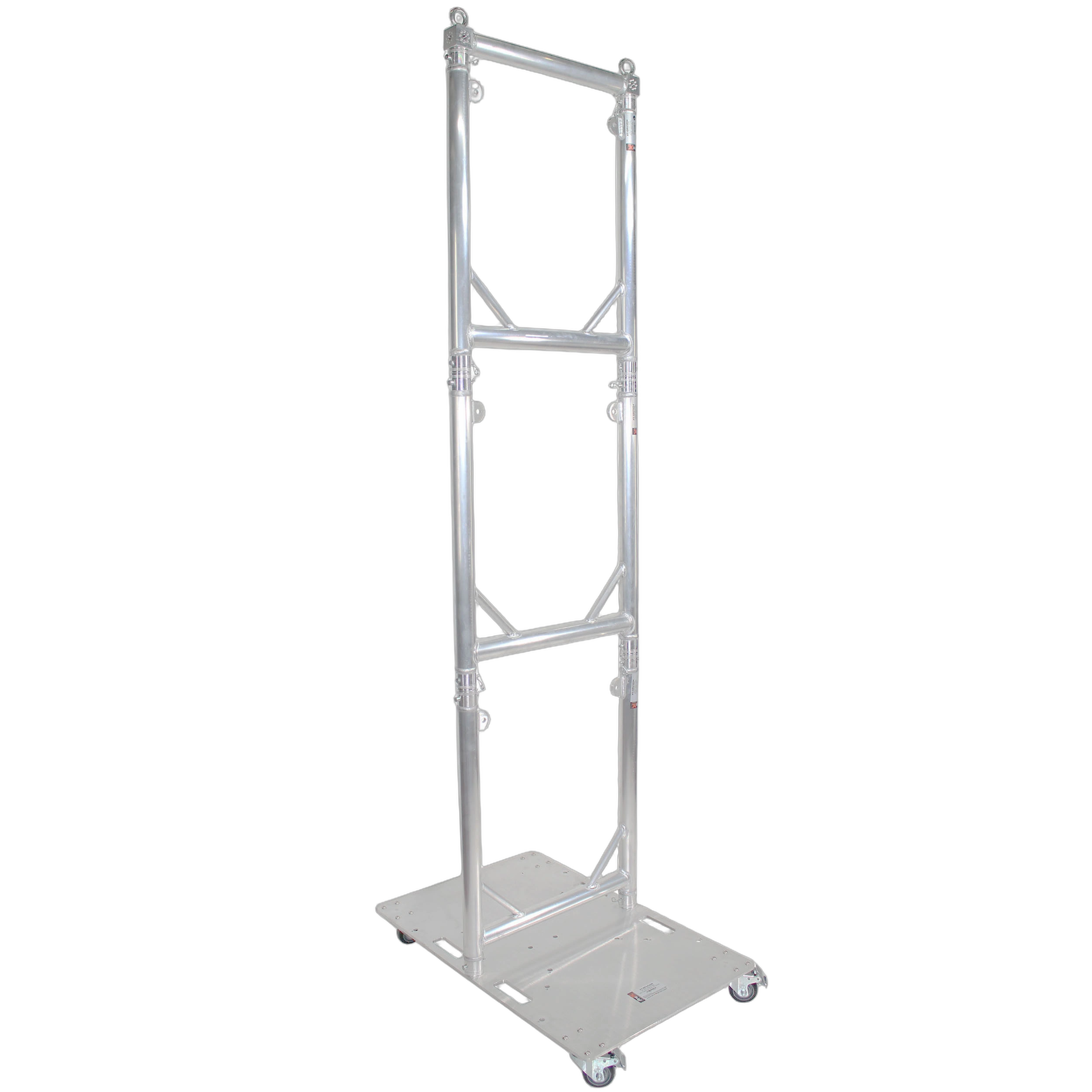 ProX Truss Modular 3X Rapid U Grid Trio Package ProX Truss Modular 3X Rapid U Grid Trio Package with rolling aluminum baseplate and lighting truss system