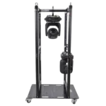 ProX Truss Modular 4X Rapid U Grid Trio Package with rolling aluminum baseplate and black finish