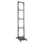 ProX Truss Modular 4X Rapid U Grid Trio Package black aluminum baseplate assembly with rolling casters