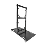 ProX Truss Modular 2X Rapid U Grid Trio Package black aluminum truss system with rolling baseplate