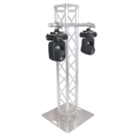 ProX 40 inch truss mounting pole extension with secure coupling mechanism for stage lighting rigging
