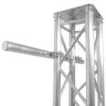 ProX 40 inch truss mounting pole extension with dimensional specifications and measurement details