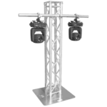 ProX 60 inch truss pole with dual welded clamps for F34 F32 trussing systems, close-up detail view