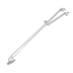 ProX truss post outrigger brace with hinged rubber feet and lower support bar detail view