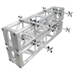 ProX truss transport stackable spacers for XT-TDKIT dolly system, front product view