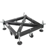 ProX truss tower stage roofing system aluminum frame connection detail close-up
