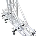 ProX 59 inch aluminum truss tube featuring integrated clamps and hinges on each end
