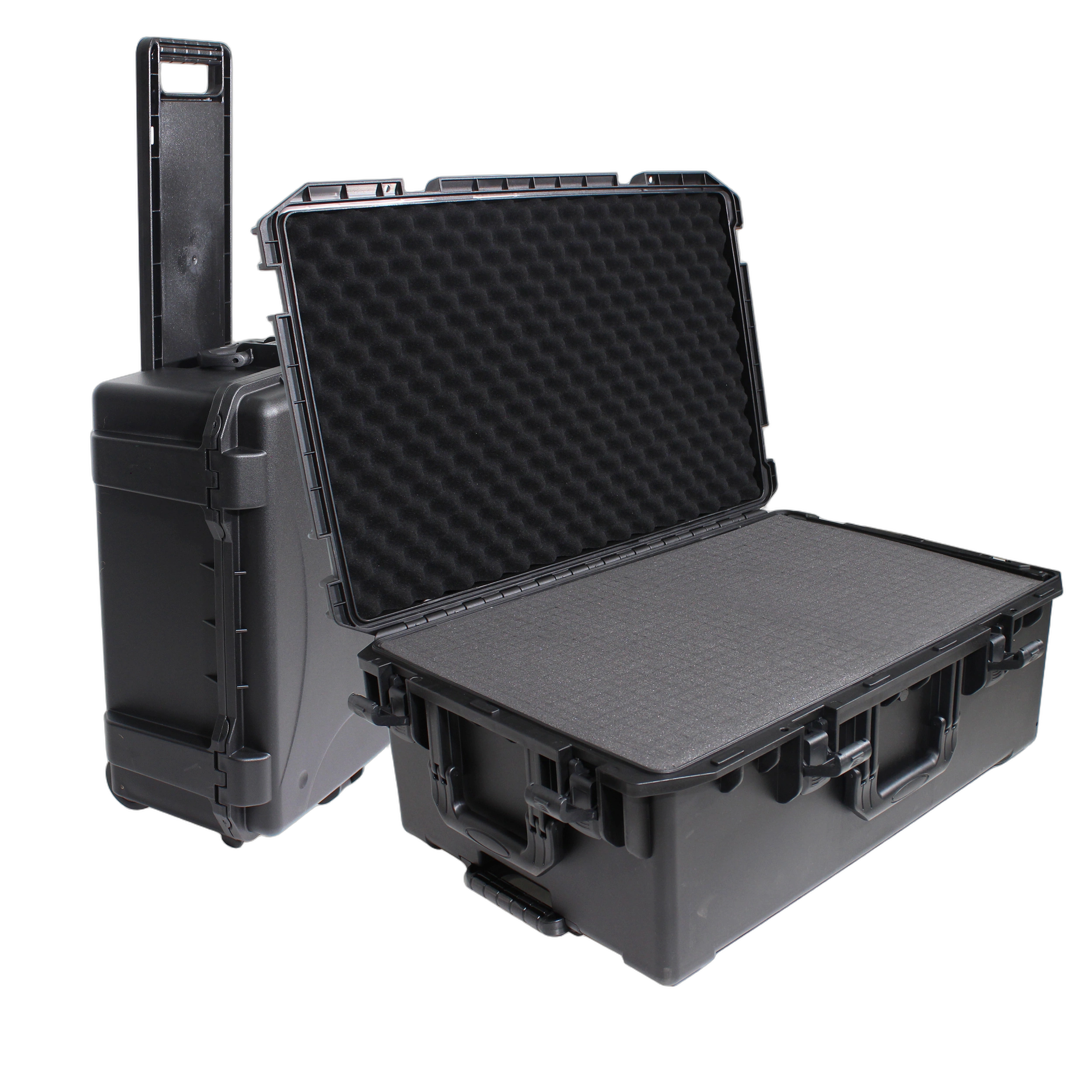 ProX UltronX Large Water Resistant ABS Storage Case ProX UltronX large water resistant ABS molded portable storage case with pluck foam, front view