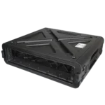 ProX UltronX 2U rack case rear panel showing cable management and ventilation ports
