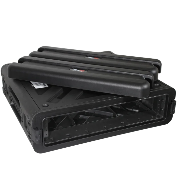 ProX UltronX 2U rack case showing sealed ABS construction and water-resistant design