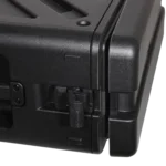 ProX UltronX 4U rack case air-tight water-sealed latch mechanism close-up detail