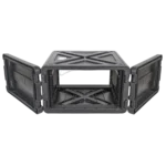 ProX UltronX 6U air-tight water-sealed ABS rack case dimensional specifications and measurements