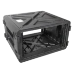 ProX UltronX 6U air-tight water-sealed ABS rack case shown from side angle