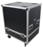 ProX universal ATA single line array subwoofer flight case with protective foam interior and reinforced handles