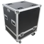 ProX universal ATA flight case for QSC LA108 and RCF HDL line array speakers, reinforced construction