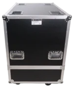 ProX universal dual speaker flight case dimensional diagram showing 30x20x24 inch specifications