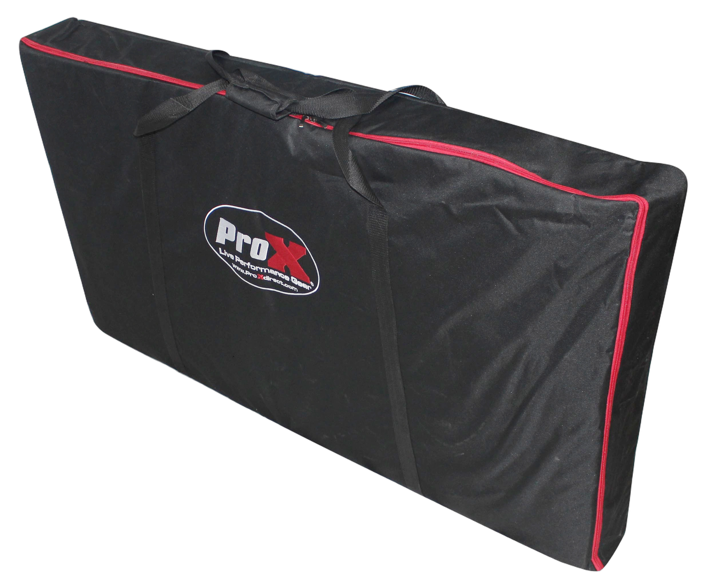 ProX Universal Facade Panel Carry Bag Front View ProX universal facade panel carry bag designed to fit up to five 48x30 panels with reinforced handles