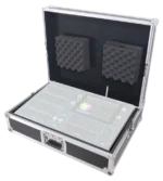 ProX universal flight style road case for mixers up to 24 inches by 15 inches with diced foam protection