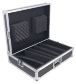 ProX universal flight case with diced foam interior designed for CHAMSYS QuickQ 20 mixer protection