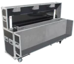 ProX universal flight case for 55 to 70 inch flat panel LCD LED plasma TV monitors with casters