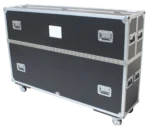 ProX XS-LCD5570WX2 flight case dimensional specifications diagram for 55 to 70 inch monitors