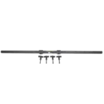 ProX 5 foot universal light bar mounting system for PA speakers with dimensional specifications and fly-point details