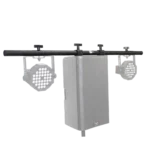 ProX 5 ft universal light bar mounting system with fly-points for point source PA speakers front view