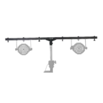 ProX universal 5-foot lighting cross square tube bar with bolts shown from side angle