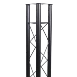 ProX universal lighting truss system with multiple triangle segment sections assembled in professional stage setup